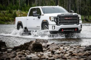 how to engage a four-wheel drive gmc sierra
