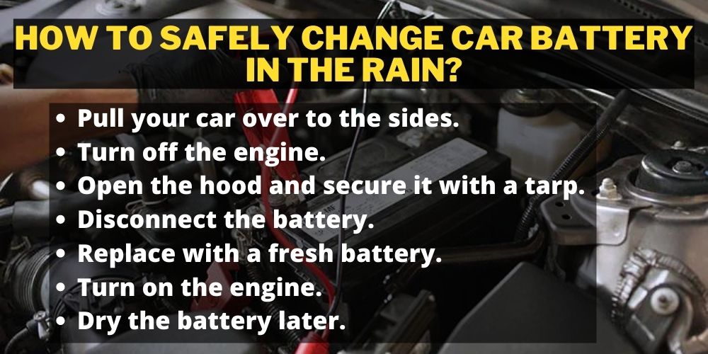 How to Safely Change Car Battery in the Rain?