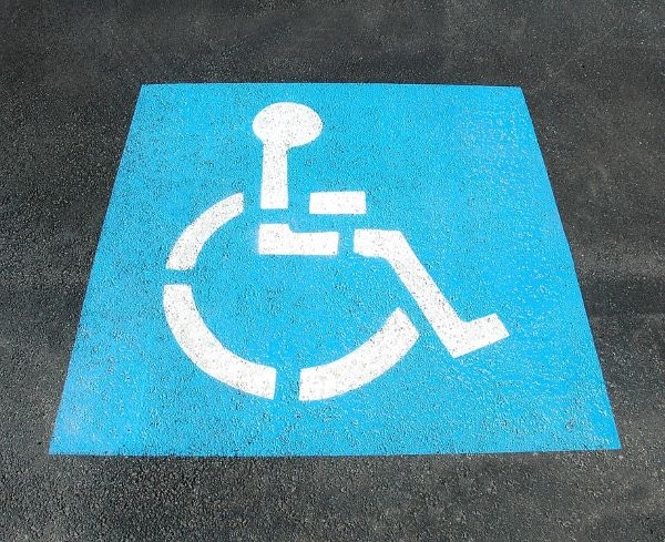 Portable hand controls - handicap parking
