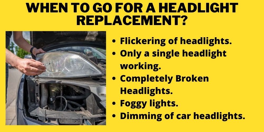 When to go for a headlight replacement?