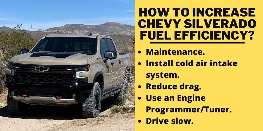 How to Increase Chevy Silverado Fuel Efficiency?