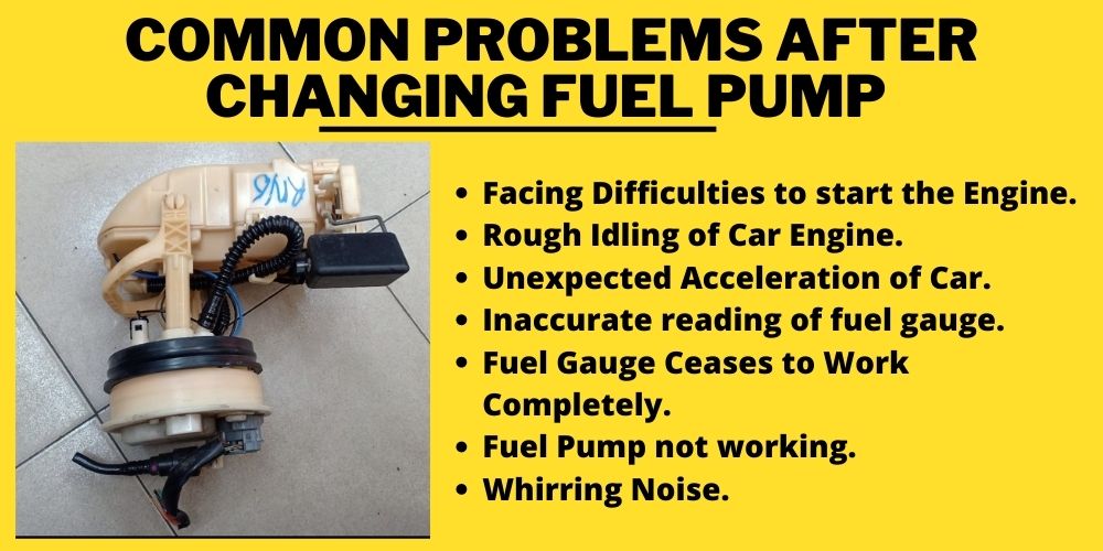 Common Problems After Changing Fuel Pump 